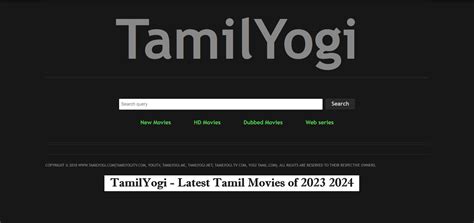 tamil jogi|TamilYogi – New Tamil, Telugu, Hindi & English Movies